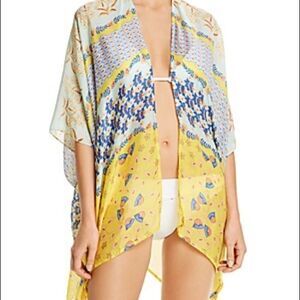 Echo Flora Printed Duster Swim Cover-Up-Women.